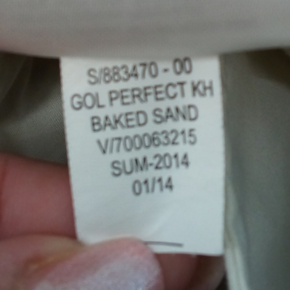 GAP Khakis Perfect Khaki Cotton Blend in Baked Sand 0P Petite Trousers Pants - Picture 7 of 11